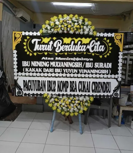 Papan Bunga Duka Pinang